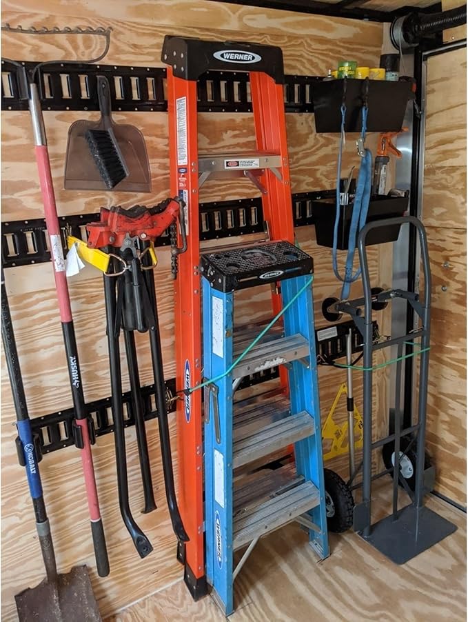 DC Cargo Mall Ratchet Straps & E Track Accessories Kit (12-Piece) - 15 ft Heavy-Duty Straps, E-Track O-Rings 1,000 lbs WLL