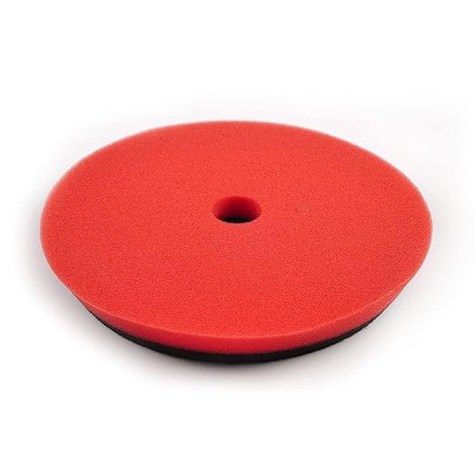 Maxshine 6" Universal Low Profile Polishing Foam Pad for Finishing – Hook & Loop with Rubber Backing – Compatible with Long Throw DA Polishers – EVA Foam for Heat & Pressure Absorption