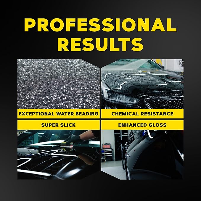 Meguiar's Professional Beyond Ceramic Paint Coating M888 - Multi-Year Ceramic Coating For Cars, Easy to Apply, Fills in Minor Defects with Exceptional Water Beading, Slickness, and Chemical Resistance