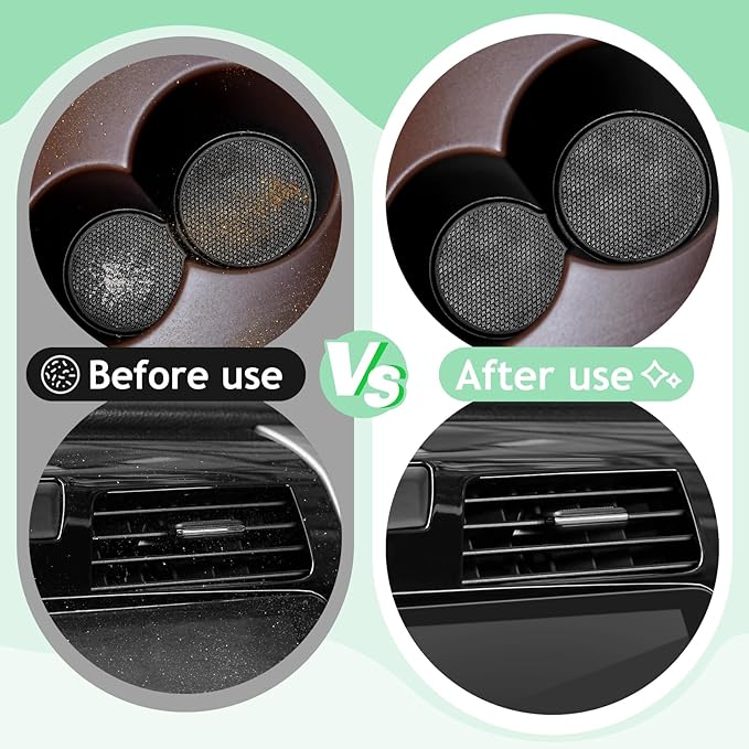 Car Cleaning Gel Car Cleaning Putty Car Putty Car Interior Cleaner Car Slime Car Detailing Kit Car Accessories Gifts for Men Women Stocking Stuffers Green
