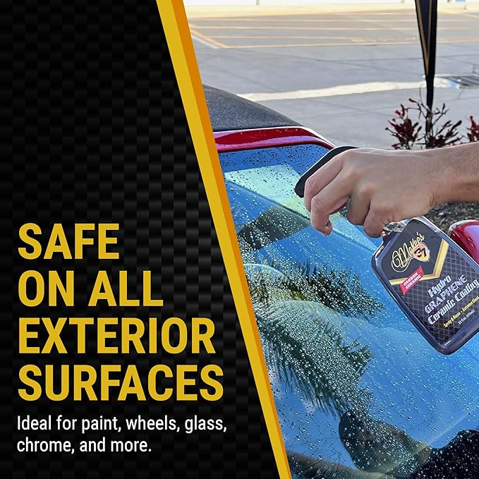 McKee's 37 - Hydro Graphene Ceramic Coating | Easy Spray On Ceramic Coating for Cars | Extreme Shine, Hydrophobic Protection & UV Resistance (22 oz)