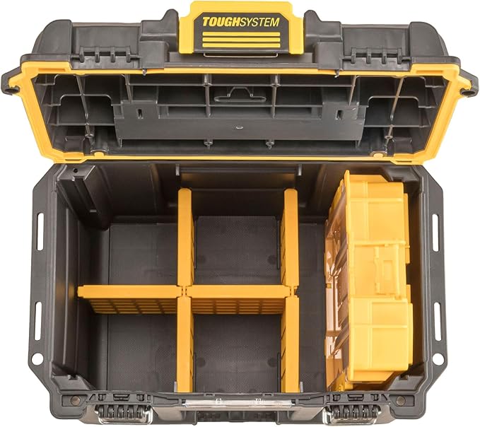 DEWALT TOUGHSYSTEM 2.0 Compact and Durable Deep Toolbox with Removable Dividers (DWST08035)