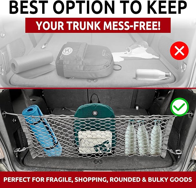 Envelope Style Trunk Cargo Net for DODGE JOURNEY 2009 10 11 12 13 14 2015 2016 2017 2018 2019 NEW