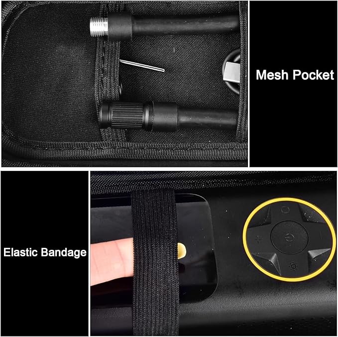 Case Compatible with Fanttik X8 for APEX/APEX EV Tire Inflator Portable Air Compressor. Storage Holder for Hafuloky for modari for OlarHike for LOLSSA for Yeskuyan Air Pump (Box Only) -Black