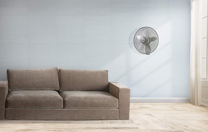 Air King 9018 Commercial Grade Oscillating Wall Mount Fan, 18-Inch , White