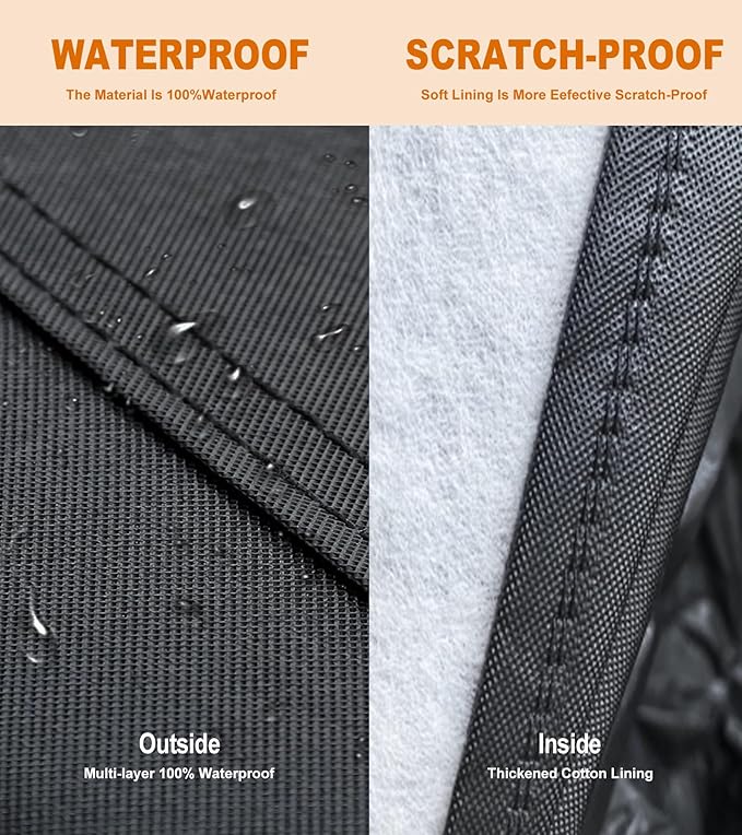Car Cover Waterproof All Weather for Automobiles Winter Snowproof Rain UV Protection Heavy Duty Outdoor Sedan Car Cover & Car Snow Cover Universal Fit for Sedan Length Up to 179’’