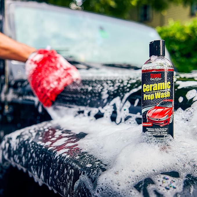 Stoner Car Care 91113-4PK Ceramic Prep Wash Soap – Removes Waxes, Sealants, Glazes, and Old Coatings to Prepare Automotive Paint for Ceramic Application, Safe for All Finishes – 16 fl oz (Pack of 4)