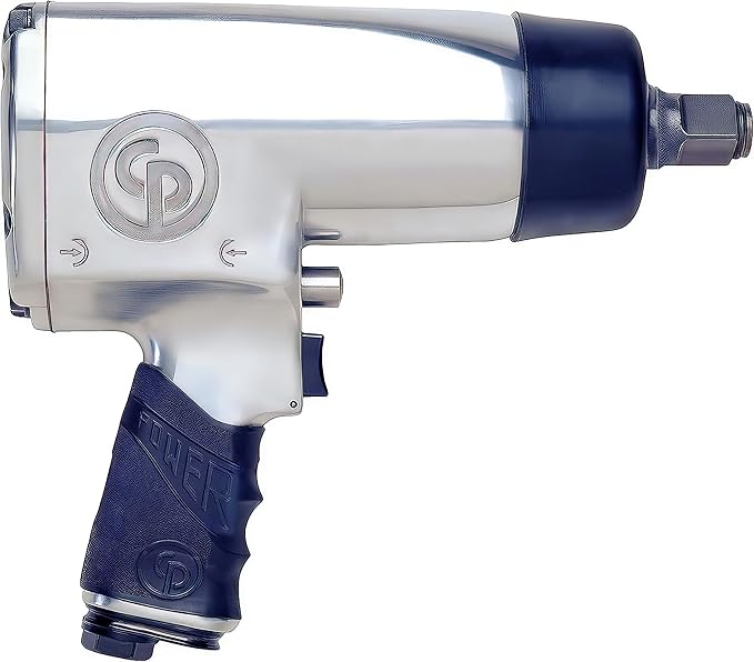 Chicago Pneumatic CP772H Air Impact Wrench (3/4 Inch), Air Impact Gun Industrial Repair & Assembly Tool, Pistol Handle, Pin Clutch, Max Torque Output 1000 ft. lbf/1350 Nm 4200 RPM