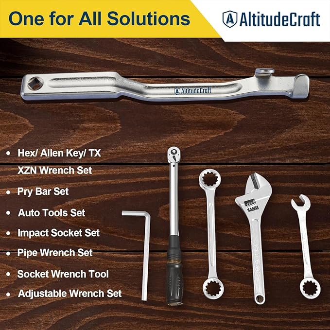 Wrench Extender tool, Wrench Extension with 1/2" Square Hole, can be extended twice, Extension Wrench,Increase Torque in Tight Spaces, Torque Amplifier Tool