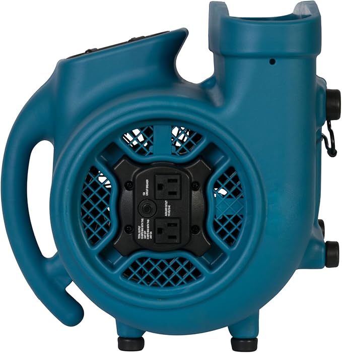 XPOWER P-450AT Freshen Aire Scented Air Mover Scent Diffusing Fan for Immediate Scenting, Cooling, Ventilating, & Drying of Large Areas, Blue