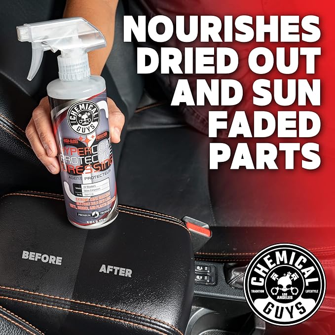 Chemical Guys TVD111 G6 HyperCoat High Gloss Coating Protectant Sprayable Dressing (Works on Vinyl, Rubber, Plastic, Tires and Trim) Safe for Cars, Trucks, Motorcycles, RVs & More, 128 fl oz (1 Gal)
