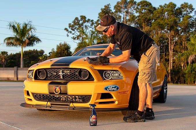 303 Products Speed Detailer - Instantly Shines and Protects Paint - for All Exterior Automotive Surfaces - Cleans Between Washes - UV Protection, 1 Gallon, (30229)