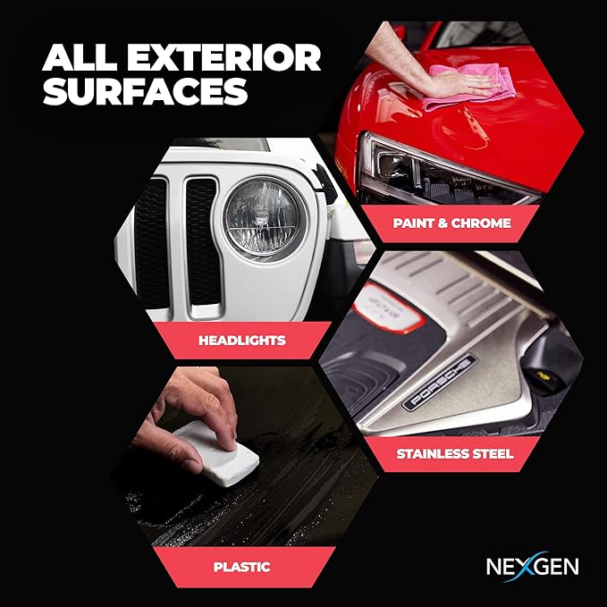 Nexgen Quick Detail Spray (8oz) - Ultimate Spot Cleaner & Ceramic Coating Maintenance - Instant Car Detailing for Freshly Waxed Shine - Car Cleaning Supplies - Protects & Extends Paint Lifespan