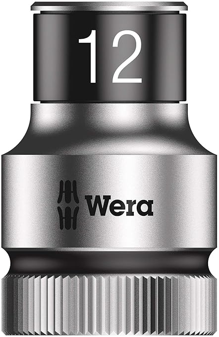 WERA 05004090001 8006 SC 1 Zyklop Hybrid Ratchet Set, 1/2" Drive, Metric, 13 Pieces