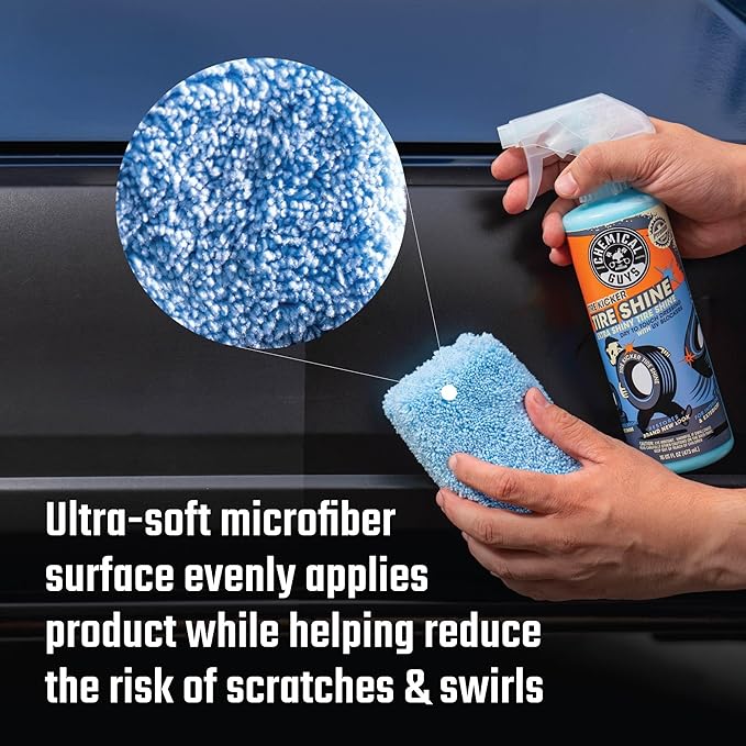 Chemical Guys Premium Grade Microfiber Applicator Pads - Ultra-Soft Foam Core, Safe for Sealants, Tire Dressings, Interior and Exterior Detailing, Car, Truck, SUV, RV, Motorcyle Care, 8 Pack