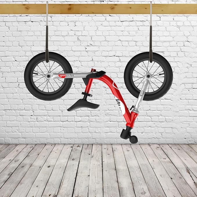 Acrux7 16 Pack Rafter Hooks Heavy Duty Rafter Hanger Vinyl Coated Large S Hooks for Hanging Ladder Bike Hangers Garage Storage Organizer (Black)