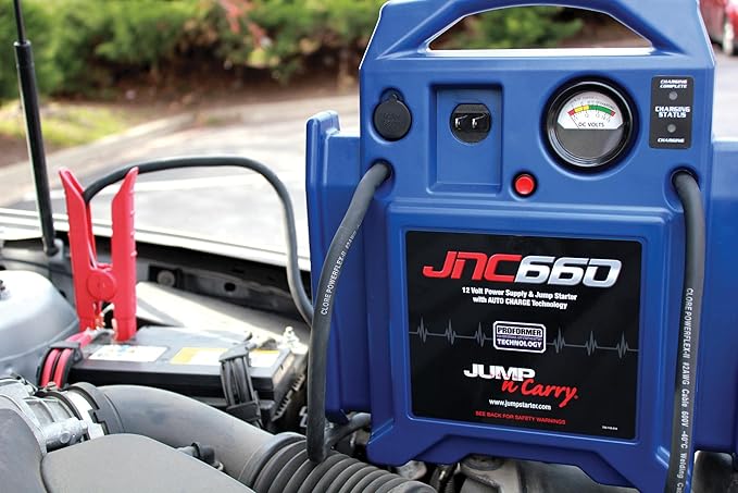Booster PAC ES5000 1500 Peak Amp 12V Jump Starter and Clore Automotive Jump-N-Carry JNC660 1700 Peak Amp 12 Volt Jump Starter Bundle