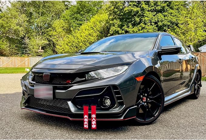 x xotic tech Tow Strap JDM Sports Red Racing Tow Strap Car Modification Decorative Trailer Belt Personalized with Chinese Slogan Fit for Rear Front Bumper (Good Luck/Safe Trip Wherever You go)