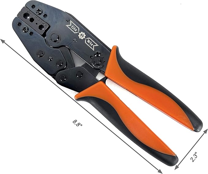 Professional RF Coax Ratchet Crimp Tool RG58 RG59 RG62 RG174 .255" .187" .068" .213" G-H3A4