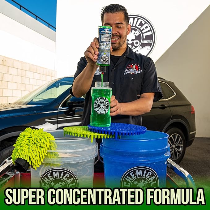 Chemical Guys CWS_110_16 Honeydew Snow Foam Car Wash Soap (Works with Foam Cannons, Foam Guns or Bucket Washes) Safe for Cars, Trucks, Motorcycles, RVs & More, 16 fl oz, Honeydew Scent