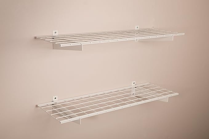 HyLoft Steel Wall Shelves and Storage Racks for Garage (45-Inch X 15-Inch) and (36-Inch X 18-Inch)