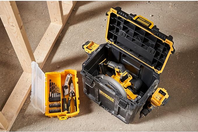 DEWALT TOUGHSYSTEM 2.0 Compact and Durable Deep Toolbox with Removable Dividers (DWST08035)