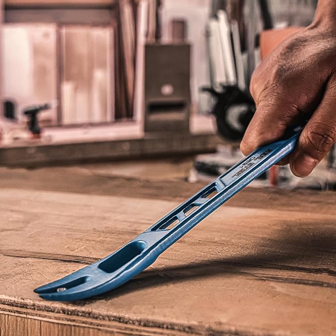 Real Steel 12" Nail Puller Cats Paw Pry Bar Double Ended Crowbar (0696)