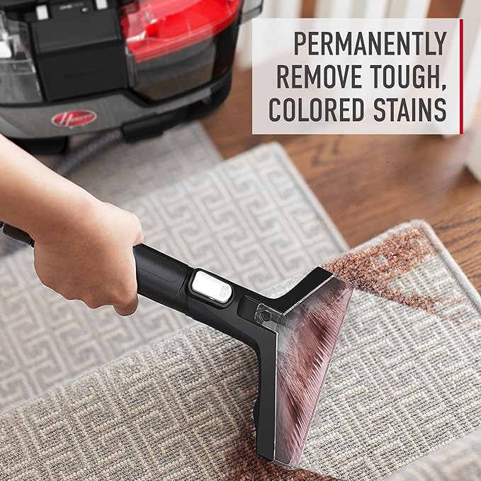 Hoover Oxy Portable Spot Cleaner Solution, 32 oz., Fresh Air Scent, Portable Cleaning Solution, Removes Tough Colored Stains from Carpet and Upholstery, Designed for Hoover CleanSlate Spot Cleaners