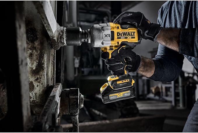DEWALT 20V MAX XR 3/4 Inch Cordless Impact Wrench Kit with POWERSTACK Battery and Charger (DCF964GH1)