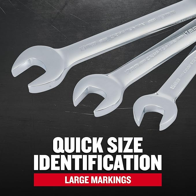 CRAFTSMAN Ratchet Set, 72-Tooth, 180 Degree Flexi Head Design, Solid Chrome Finish (CMMT87009), 7 Count (Pack of 6)