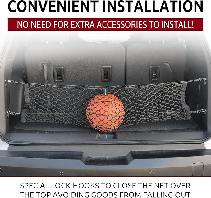 Envelope Trunk Cargo Net for Chevrolet Traverse 2009 2010 2011 2012 2013 2014 2015 2016 2017