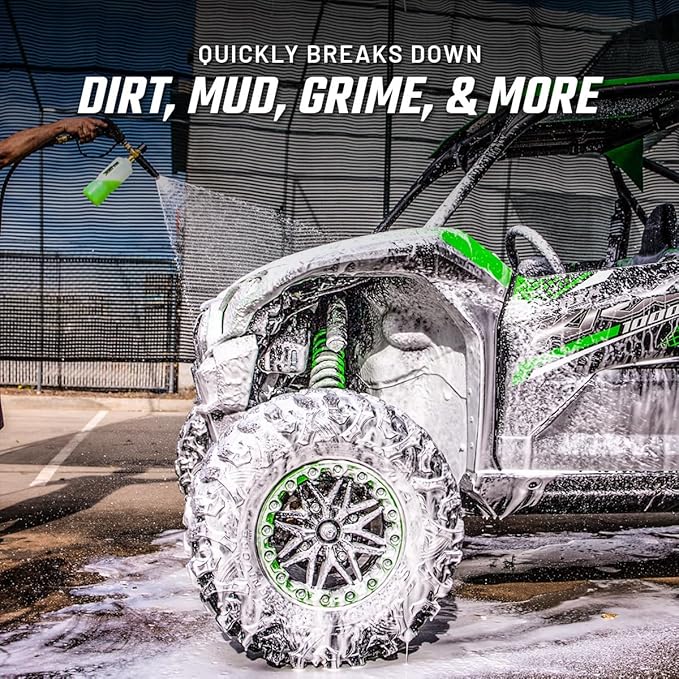 Hybrid Ceramic Off-Road Wash - Extra Thick Super Concentrated Cleaning Solution for Dirt Bike, UTV, Side x Side, Truck, Offroad Car Wash Soap Shampoo Works With Foam Cannon, Foam Gun, Sprayers,