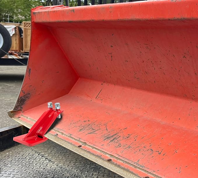 Tractor Bucket Protector – Heavy Duty Bucket Protector Skid Shoes, Upgraded Snow Skids for Tractor Bucket, Loader Edge With Lock Nuts for Snow Plowing, Leaf Clearing & Driveway Work