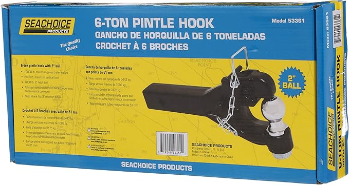 Seachoice 6-Ton Pintle Ball Hitch