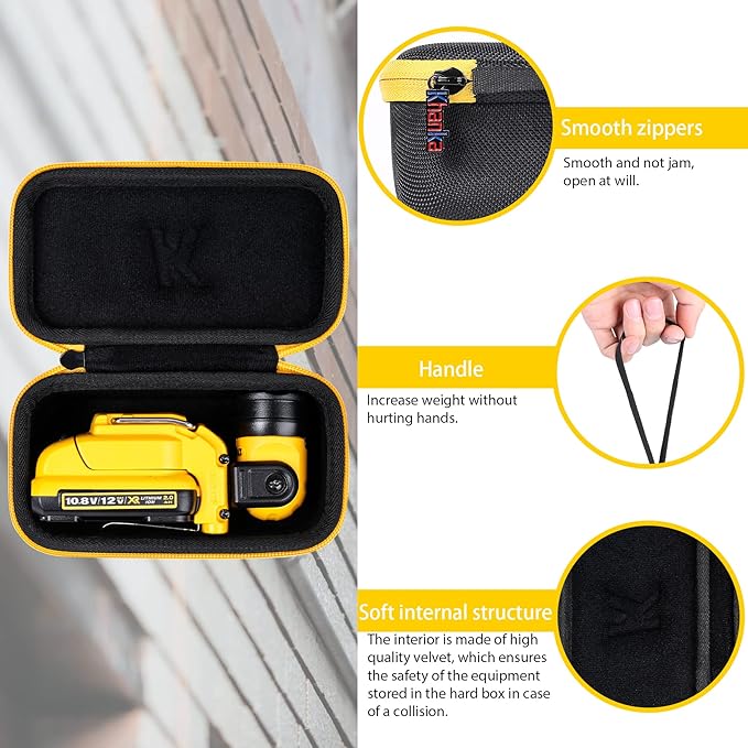 khanka Hard Case Replacement for DEWALT 12V MAX LED Work Light, Hand Held (DCL510)