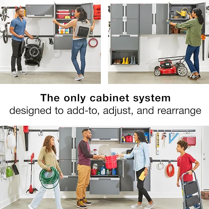 Rubbermaid FastTrack 2 Door + Drawer Base Cabinet, Garage Storage Systems, Garage Organization