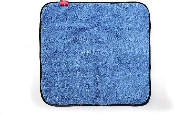 Maxshine 16" x 16" Universal 600GSM Ultimate Crazy 2C Microfiber Towel – Blue & Grey – Ultra-Soft, Highly Absorbent & Lint-Free – Ideal for Car Detailing, Polishing & Drying