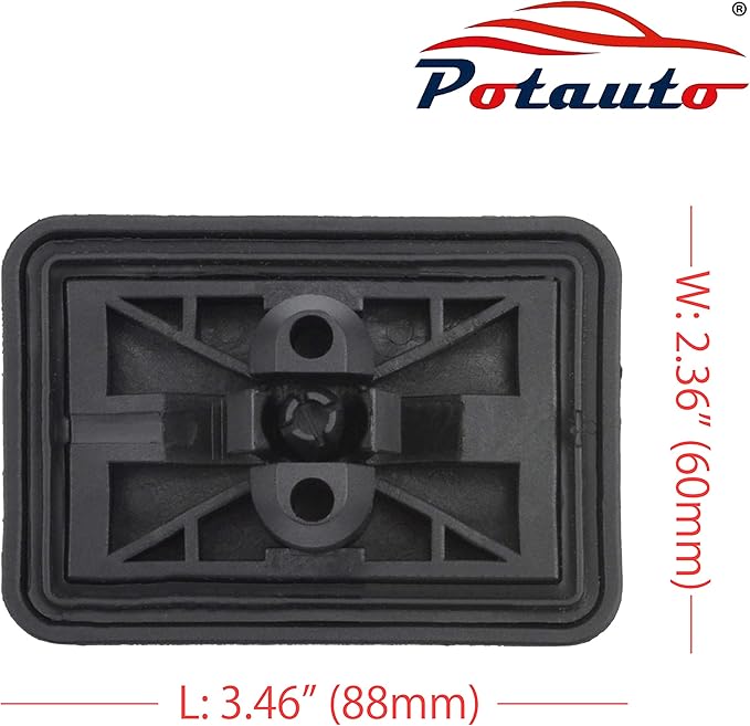 Potauto Upgraded 51718268885/51718233281 Car Jack Lift Pad Puck Support Compatible with BMW 323i 325i 328Ci 330i 645Ci 650i 745i 750i 760i M3 M6 X3 Z8 E46 E63 E64 E65 E66 E52 3 6 7 X3 Z4 Series