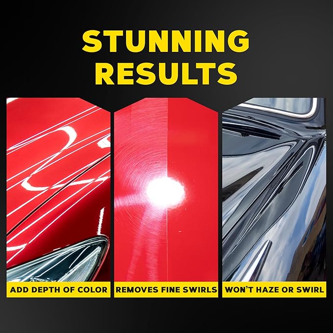 Meguiar's Ultimate Polish – High-Gloss Polish for a Show Car Shine – Permanently Removes Light Swirls to Produce a Deep, Wet Reflection with a High Gloss Shine - Easy to Use, 16 Oz