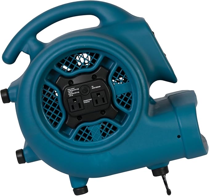 XPOWER P-450AT Freshen Aire Scented Air Mover Scent Diffusing Fan for Immediate Scenting, Cooling, Ventilating, & Drying of Large Areas, Blue