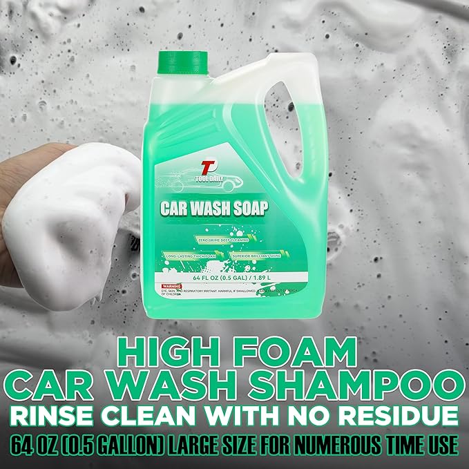 Tool Daily Foam Cannon for Pressure Washer with Car Wash Soap, Adjustable Snow Foam Lance, Additional Orifice Nozzle 1.1mm, 1/4” Quick Connect