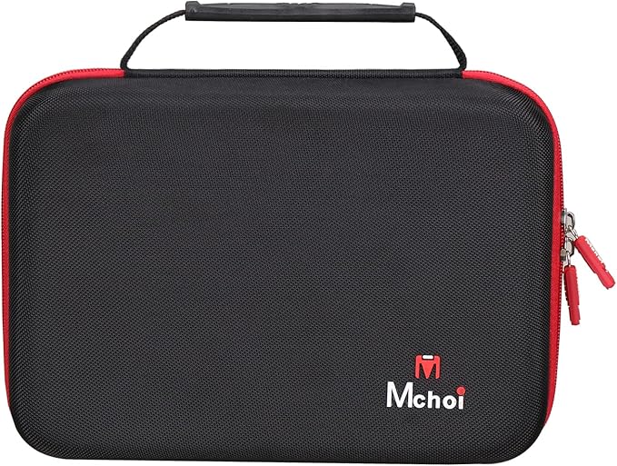 Mchoi Hard Carrying Case Suitable for TEROMAS Tire Inflator Air Compressor, Portable DC/AC Air Pump for Car Tires, Waterproof Shockproof Air Compressor Travel Protective Case, Case Only