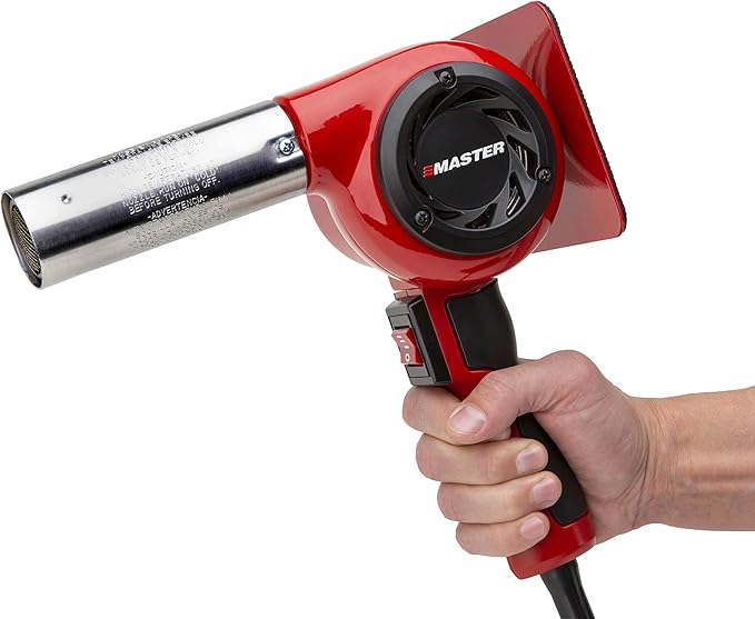 Master Appliance HG-801D Industrial Heat Gun, Quick Change Plug-In Heating Element, 1400° F, 120V, 2220W, 18.5 Amps, Engineered In USA