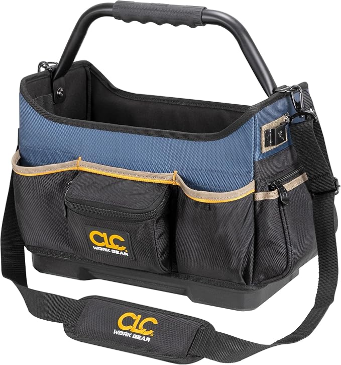 CLC Work Gear PB1580 15" Molded Base Open-Top Toolbox, Black