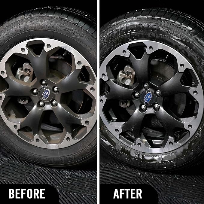 Turtle Wax Hybrid Solutions Hyper Foam Wheel and Tire Cleaner, High-Foaming Formula, Removes Dirt, Iron & Brake Dust, Perfect Prep for Tire Shine, Safe for All Wheels, 23 oz (Pack of 1)