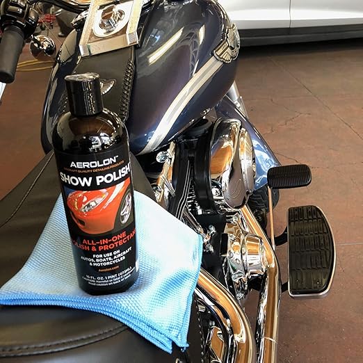 Detail Bundle: Tech Shine & Show Polish - Ceramic Coating for Cars, Liquid Car Wax, Car Polish, Ceramic Polymer Coating, Hydrophobic Top Coat Polish and Sealer, Base Coat Sealant, Applicator