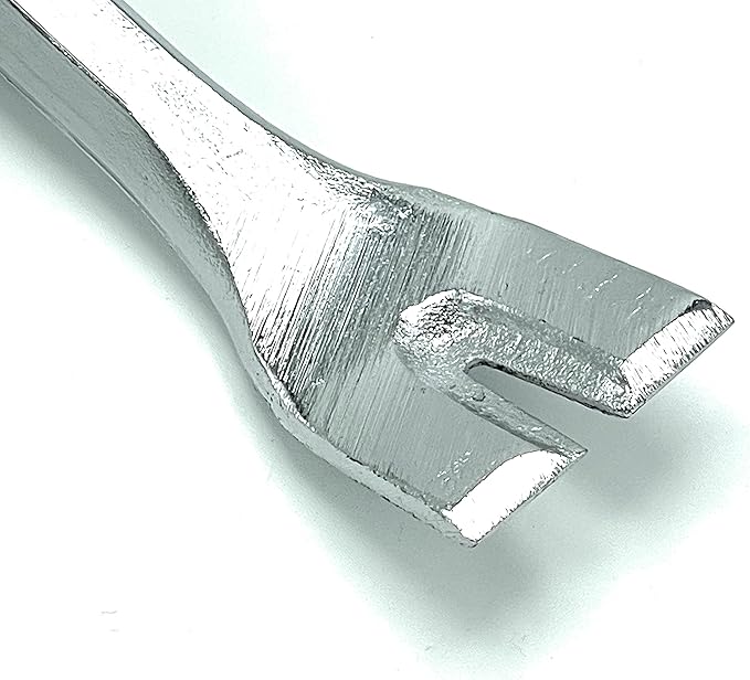 CCA Jimmy bar Tack lifter Pry bar tool for lifting gripper rods and floor trims. Mini crow bar claw tool, double ended nail remover