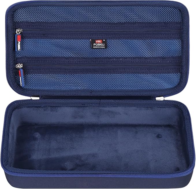 FBLFOBELI Hard Carrying Case for Halo Bolt Ultimate 2.0 & 3.0/for Halo Bolt Air + 55500 1750/for Halo Bolt Air 58830 Portable Vehicle Jump Starter with Air Compressor (Case Only) (Navy)