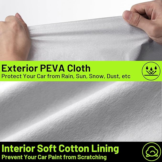 Favoto SUV Car Cover Waterproof - Compatible with Subaru Outback (1999-2024) All Weather for Automobiles Outdoor Snow Sun Dust UV Protection Full Exterior Cover