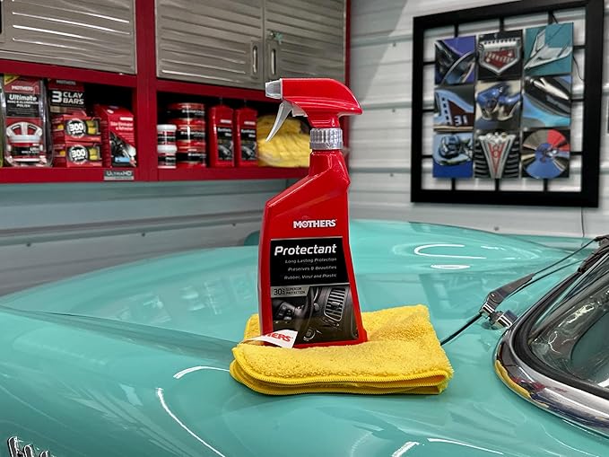 Mothers Protectant, 1 gal. – Long-Lasting UV Protection for Rubber, Vinyl & Plastic, Shields Dash, Trim, Bumpers & Tires from Fading, Cracking & Drying, Restores a Clean OEM Finish (05302)